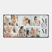 Best Ever Mom Personalized 7 Photo Collage Mother Bureaumat (Voorkant)