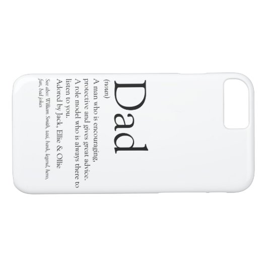 Best Ever Pap Definition Fun Modern Case-Mate iPhone Case (Achterkant (Horizontaal))