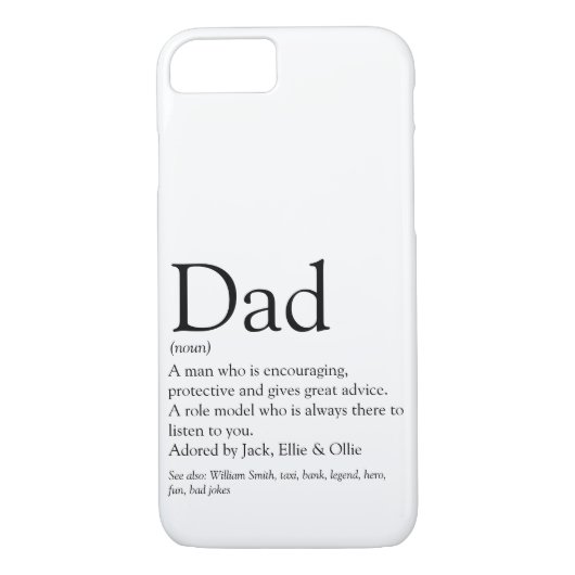 Best Ever Pap Definition Fun Modern Case-Mate iPhone Case (Achterkant)