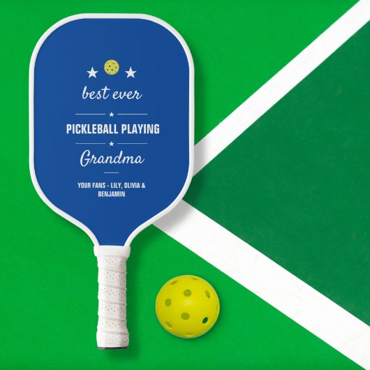 Best Ever Pickleball die Grandma op maat speelt Paddle