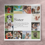 Best Ever Sister Definition 12 Foto Modern Imitatie Canvas Print<br><div class="desc">Pas 12 favoriete foto's en persoonlijke tekst aan voor je speciale zus om een unieke gave te creëer. Een perfecte manier om haar te shows hoe geweldig ze elke dag is. Ontworpen door: Thisnotme©</div>