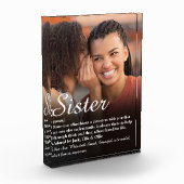 Best Ever Sister Definition Script Photo van de we Fotoblokken (Links)