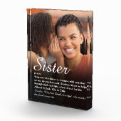 Best Ever Sister Definition Script Photo van de we Fotoblokken (Rechts)