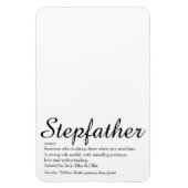 Best Ever Stepfather, Stepdad Definition Script Magneet (Verticaal)