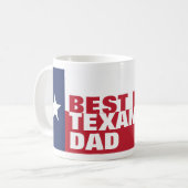 Best Ever TEXAN DAD Coffee-Mok Koffiemok (Voorkant links)