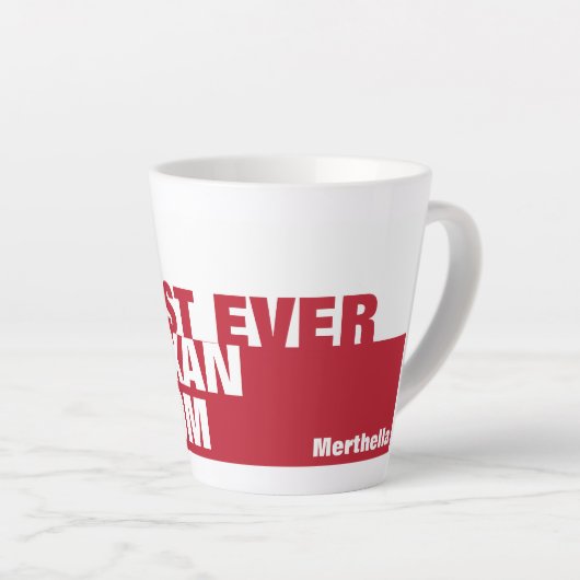 Best Ever TEXAN MOM Latte Mok (Rechterhoek)