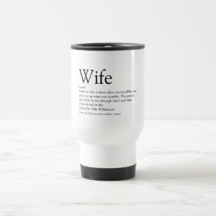Best Ever Wife Definition Fun Typographic Reisbeker