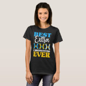 Best Extra Chromosome Ever  Down Syndrome Kids Soc T-shirt (Voorkant volledig)