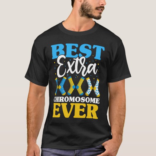 Best Extra Chromosome Ever  Down Syndrome Kids Soc T-shirt (Voorkant)