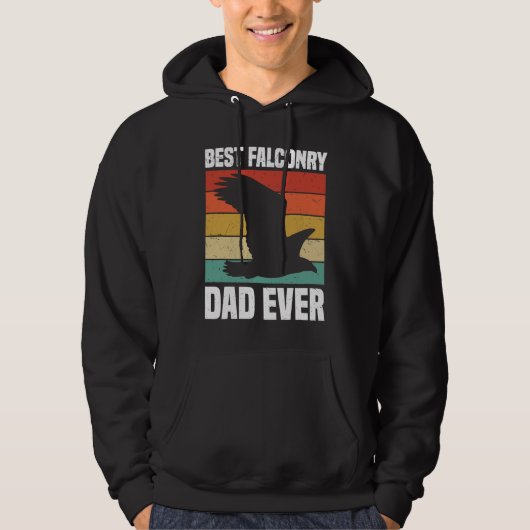 Best Falconry Dad Ever Hoodie (Voorkant)