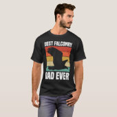 Best Falconry Dad Ever T-shirt (Voorkant volledig)