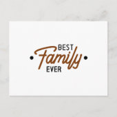 Best Family Ever Briefkaart (Voorkant)