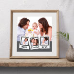 Best Family Ever Custom Instagram 4 Photo Collage Poster<br><div class="desc">Upload uw favoriete foto's om uw eigen unieke persoonlijke foto-cadeau voor uw eigen keepasje te maken.</div>