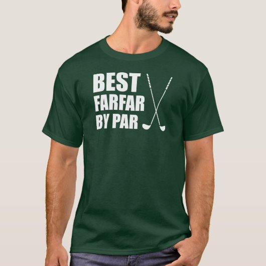 Best Farfar by Par Swedish Grandpa Golf T-shirt (Voorkant)