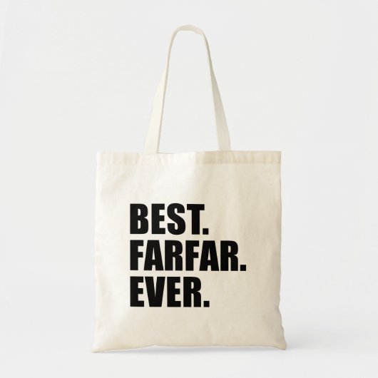 Best Farfar Ever Swedish Grandfather Canvas tas (Voorkant)