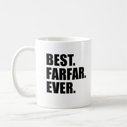 Best Farfar Ever Swedish Grandfather Koffiemok (Links)