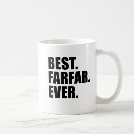 Best Farfar Ever Swedish Grandfather Koffiemok (Rechts)