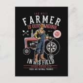 Best Farmer  Mancave Briefkaart (Voorkant)