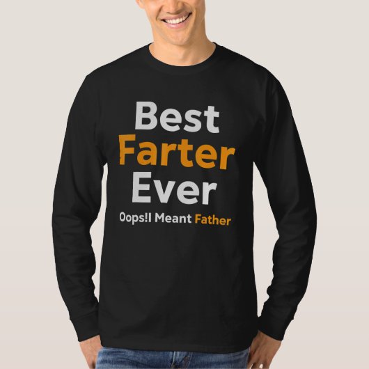 Best Farter Ever Oops I Meent Vader 8 T-shirt (Voorkant)