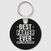 Best Farter Ever Oops Ik bedoel Father Fart Retro Sleutelhanger (Voorkant)