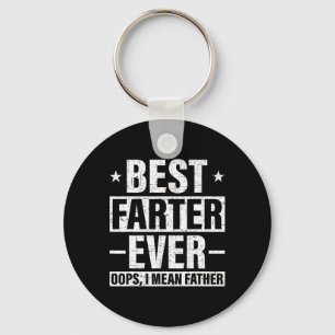 Best Farter Ever Oops Ik bedoel Father Fart Retro  Sleutelhanger