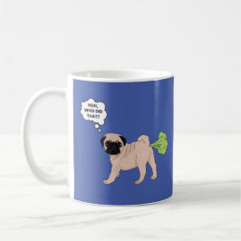 Best Farter Pug Dog Koffiemok