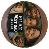Best Father Ever Basketball – Personalized Father Basketbal (Verticaal)