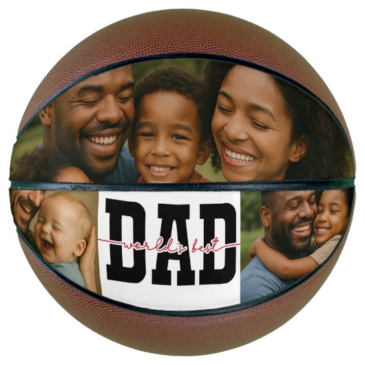 Best Father Ever Basketball – Personalized Father Basketbal (Voorkant)