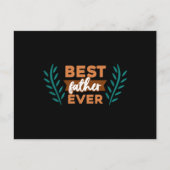 Best Father Ever Briefkaart (Voorkant)