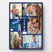 Best Father ever | Collage 5photos children's Fotoplaat (voorkant)