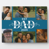 Best Father Ever – Personalized Photo Collage Fotoplaat (Voorkant)