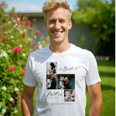 Best Father Ever Script | Familie Foto Keepomwille Tri-Blend Shirt