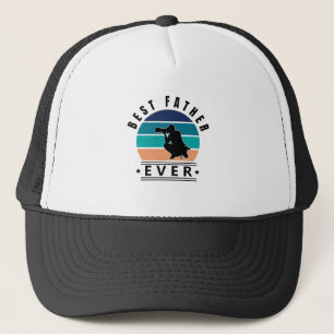 Best Father Ever Sunset Photographer Trucker Hat Trucker Pet