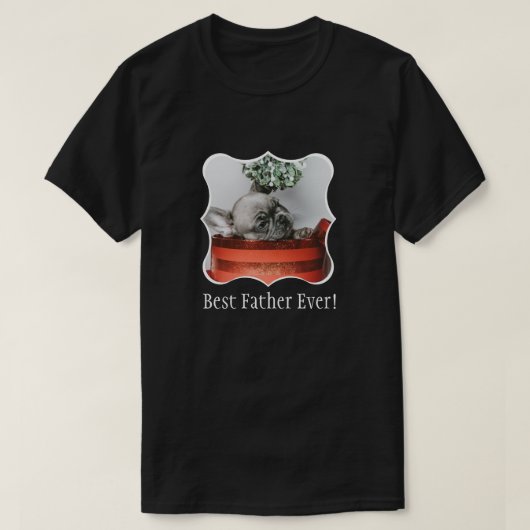 Best Father Family Aangepast T-shirt (Design voorkant)
