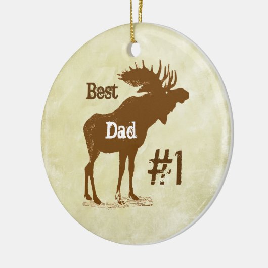 Best Father Moose Award - Ornamenten (Links)