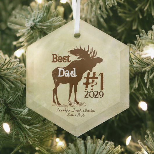 Best Father Moose Award - Ornamenten (Insitu)