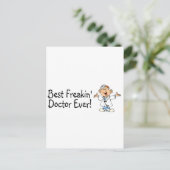 Best Feakin Doctor Ever Briefkaart (Staand voorkant)