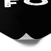 Best Ferns Forever Funny BFF Pun Dark BG Poster (Hoek)