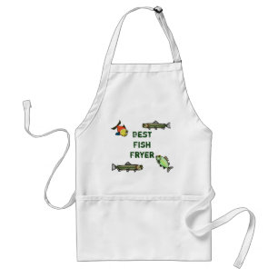 Best Fish Fryer ApronPas het aan! Standaard Schort