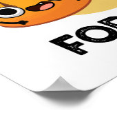 Best Flans for ever Funny Friend Pun Poster (Hoek)