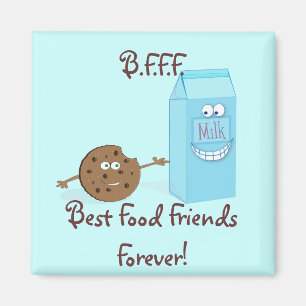 Best Food Friends Forever Magnet