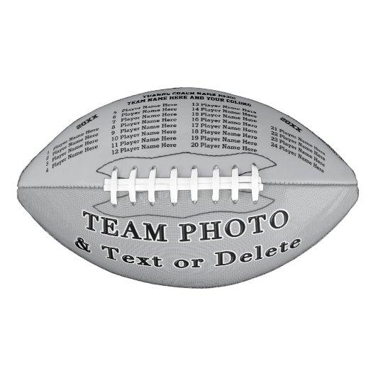 Best Football Coach Gifts, Team PHOTO en NAMES (Voorkant)