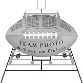 Best Football Coach Gifts, Team PHOTO en NAMES