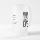 Best Football Coach Pap Ever Vaderdag  Matglas Bierpul (Voorkant rechts)