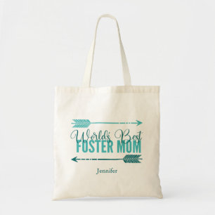 Best Foster Mam Cute Personalized Gift ter wereld Tote Bag
