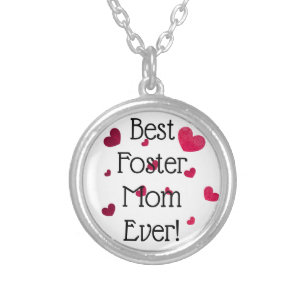 Best Foster Mam Ever - Heart Ketting