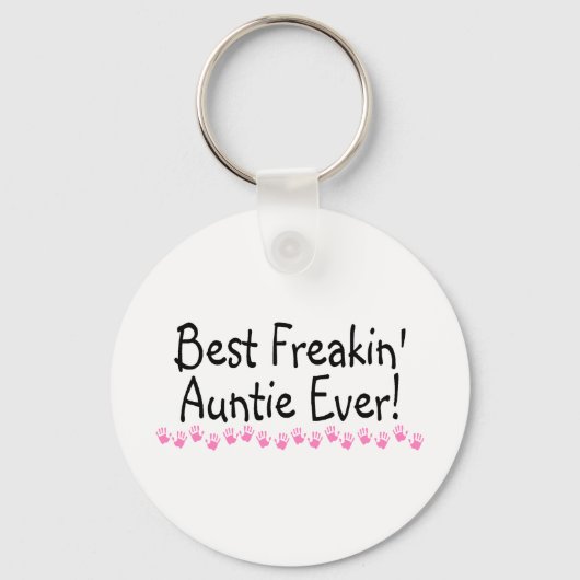 Best Freakin Auntie Sleutelhanger (Voorkant)