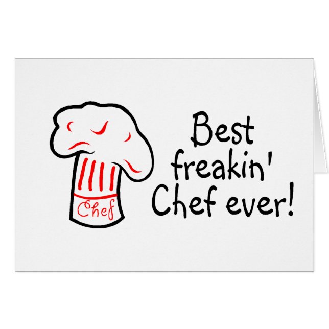 Best Freakin Chef Ever (Voorkant Horizontaal)
