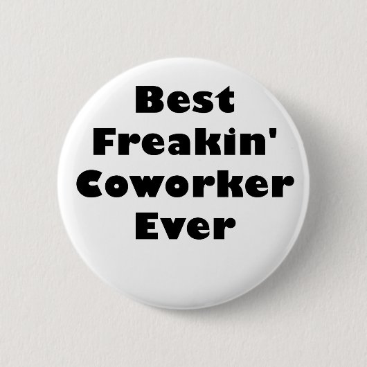 Best Freakin Coper Ever Ronde Button 5,7 Cm (Voorkant)
