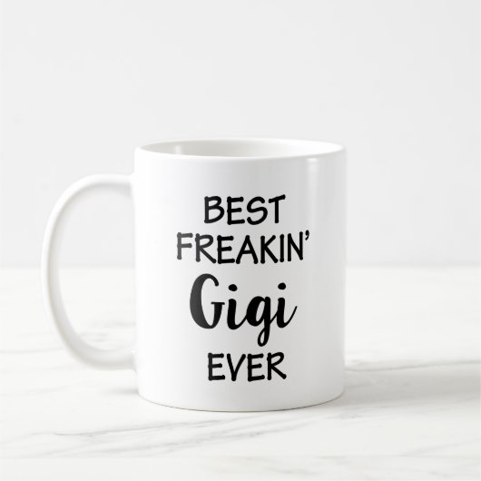 Best Freakin Gigi Coffee Mok Grandma Gift (Links)